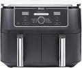 Ninja Foodi MAX Dual Zone Hot Air Fryer [AF400EU] 9.5l Capacity, 2 Compartments, 6 Functions, Copper 220-240 volts Not FOR USA